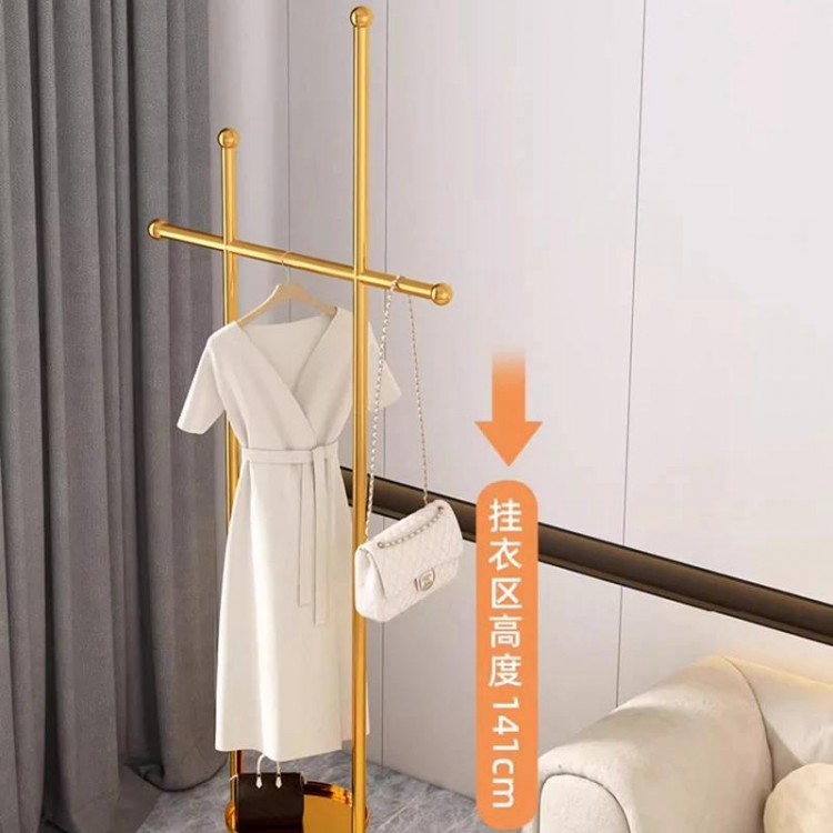 Designer Corner Clothes Hanger Hotel Modern Garment Boutique Clothes Hanger Floor Aesthetic Colgador De Ropa Hallway Furniture