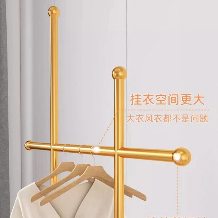 Designer Corner Clothes Hanger Hotel Modern Garment Boutique Clothes Hanger Floor Aesthetic Colgador De Ropa Hallway Furniture