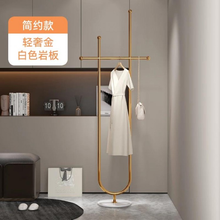 Designer Corner Clothes Hanger Hotel Modern Garment Boutique Clothes Hanger Floor Aesthetic Colgador De Ropa Hallway Furniture