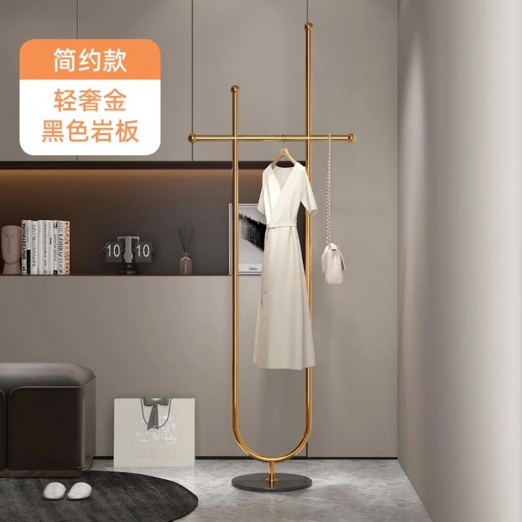 Designer Corner Clothes Hanger Hotel Modern Garment Boutique Clothes Hanger Floor Aesthetic Colgador De Ropa Hallway Furniture