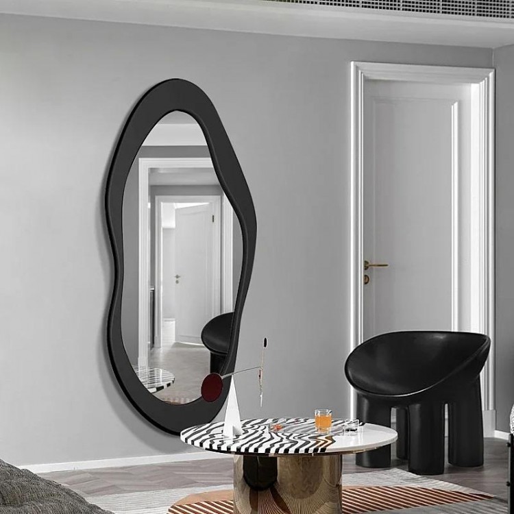 Irregular Standing Floor Mirrors Living Room Shower Full Body Mirror Luxury Vanity Espejo De Cuerpo Completo Mirror Wall Decor