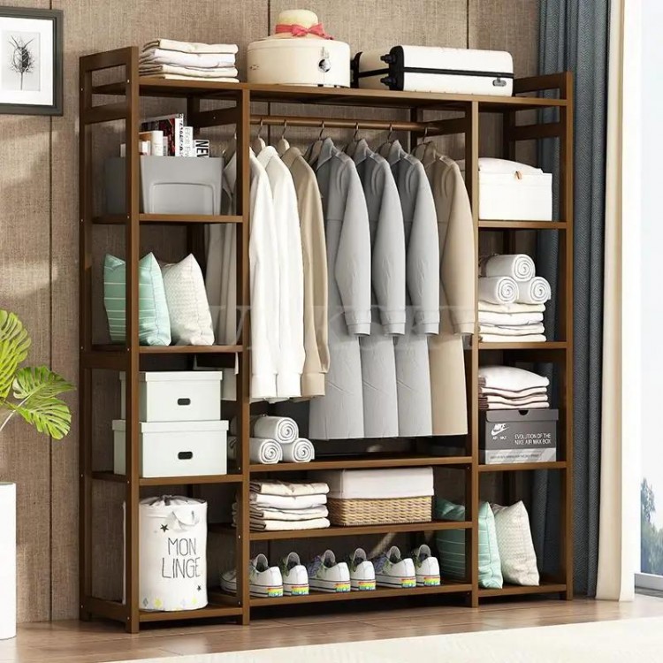 Hanger Furniture Clothes Rack Coat Clothing Rack Wardrobe System Stand Hangers For Clothes Shelf Storage Wall Shelve For Bedroom