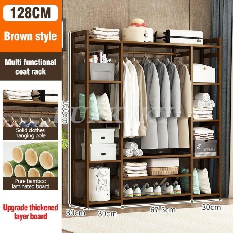 Hanger Furniture Clothes Rack Coat Clothing Rack Wardrobe System Stand Hangers For Clothes Shelf Storage Wall Shelve For Bedroom