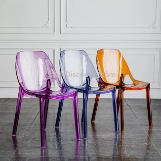 Plastic Banquet Chairs Modern Garden Transparen