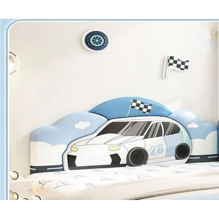 Cartoon Car Childern Bed Headboards Boy Bedroom Furniture Cabecero Cama Tete De Lit Bed Head Board Wall Panels