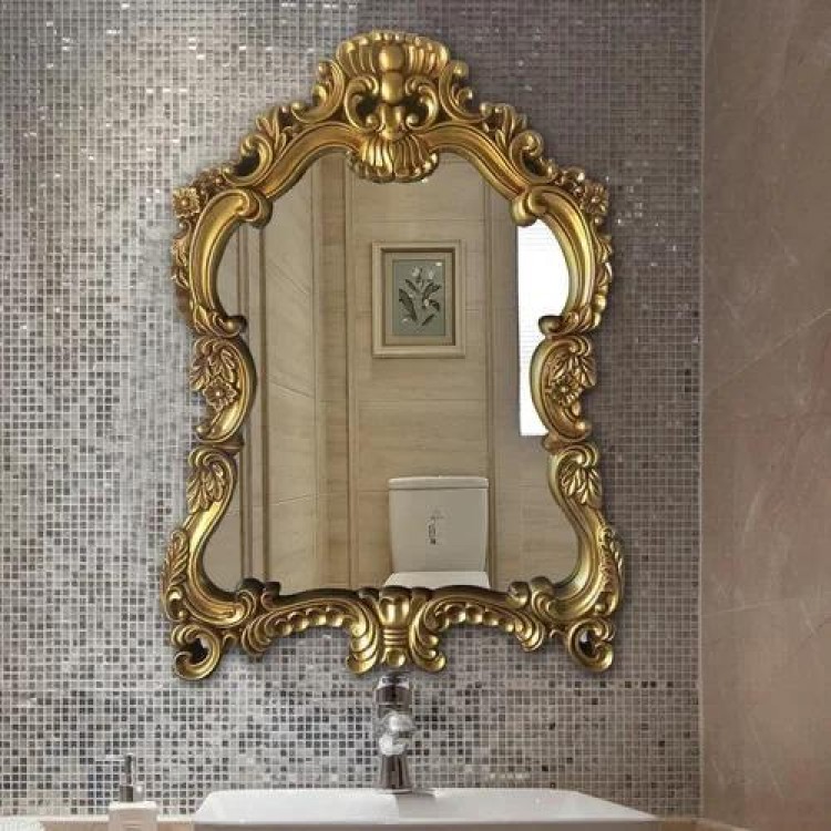 Floor Vintage MirrorsLuxury Standing Large Irregular Vanity Mirror Cosmetic Dressing Room Wall Decoration