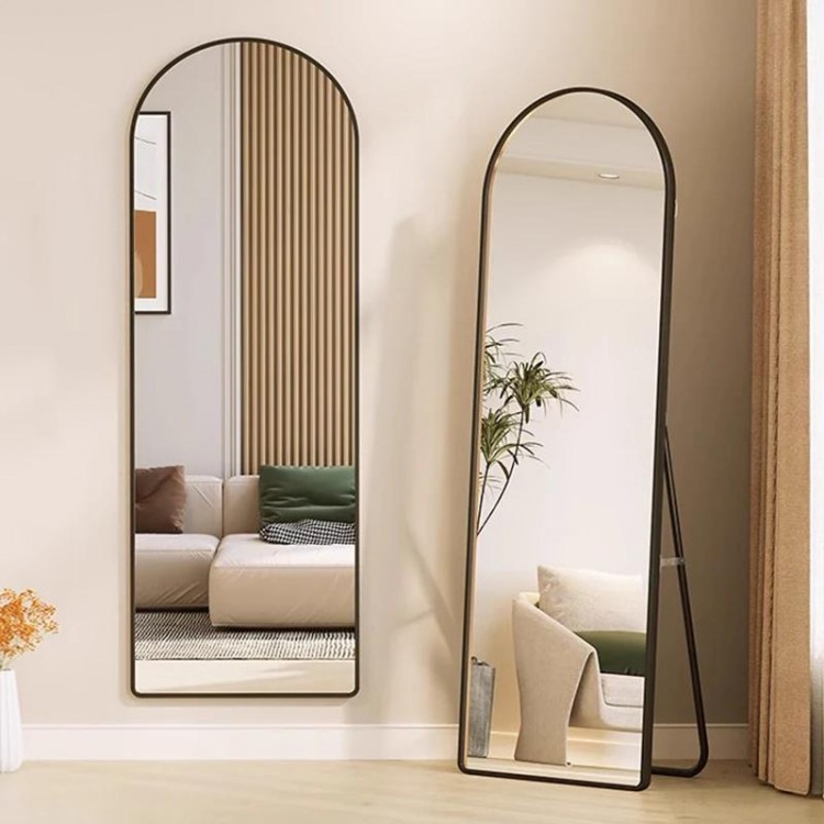 Full Body Mirrors Living Room Girls Makeup Bedroom Rectangle Bathroom Wall Hanging Mirror Vanity Floor Espejos Room Decoration