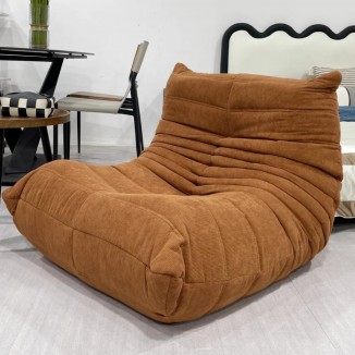 Corduroy sofa coverCaterpillar can lie and sleep on balcony, lounge chair, living room, bedroom, small sofa, Nordic single couch
