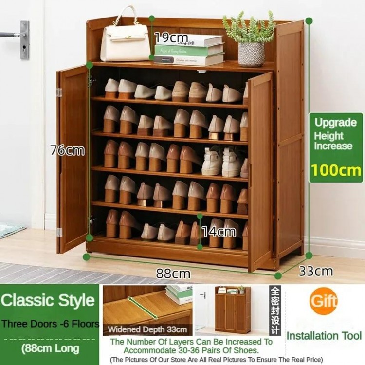 Organizer Shoe Cabinet Household Door Storage Dustproof Simple Shoe Shelf Multi-layer Economic Designer Scarpiera Home Furniture