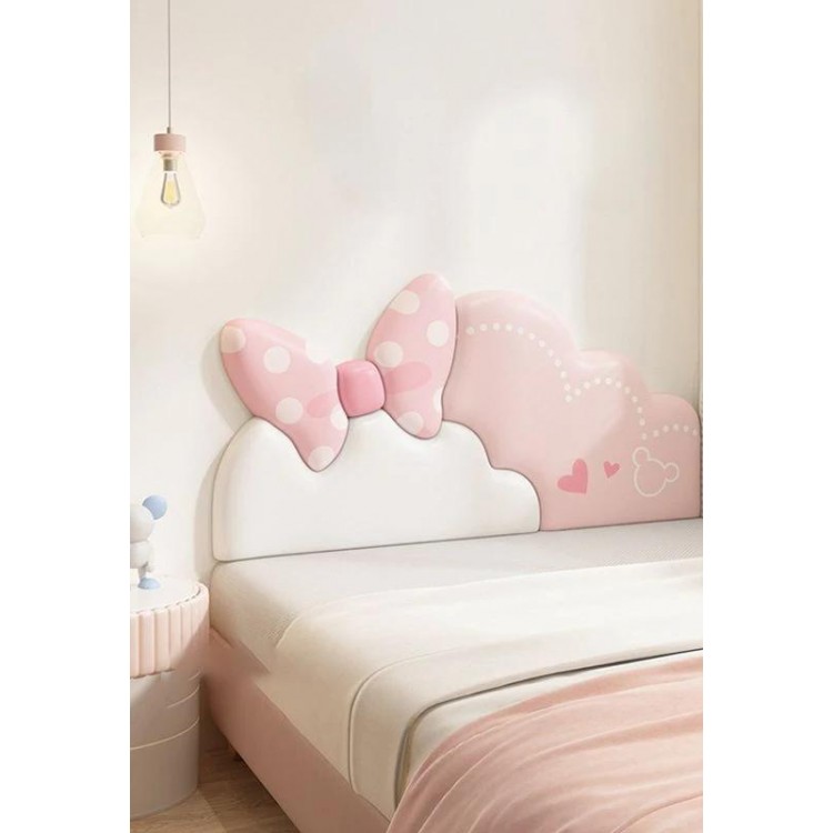 Cartoon Kids Bedroom Furniture Headboard Tete De Lit Cabecero Cama Head Board Anti-collision Wall Panels 3D Wall Stickers