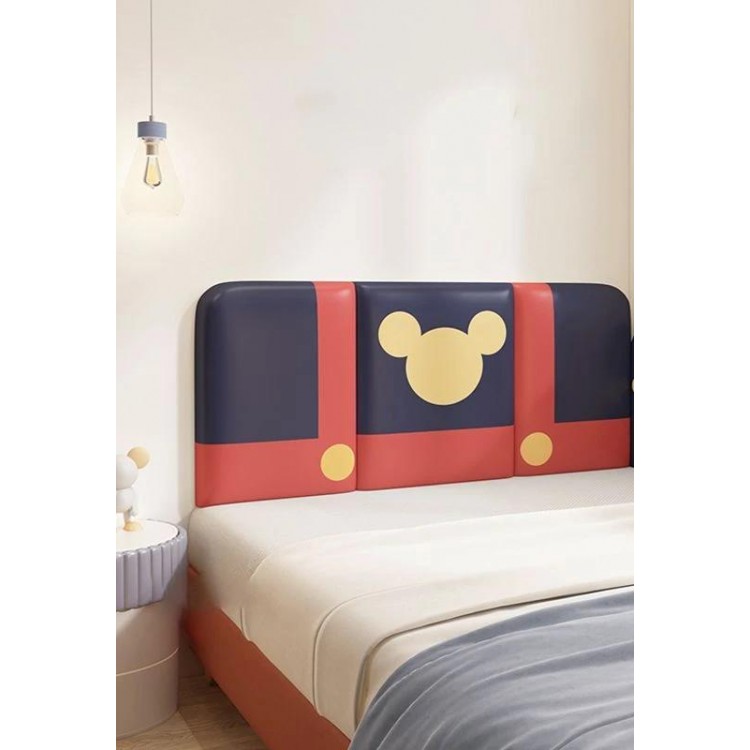 Cartoon Kids Bedroom Furniture Headboard Tete De Lit Cabecero Cama Head Board Anti-collision Wall Panels 3D Wall Stickers