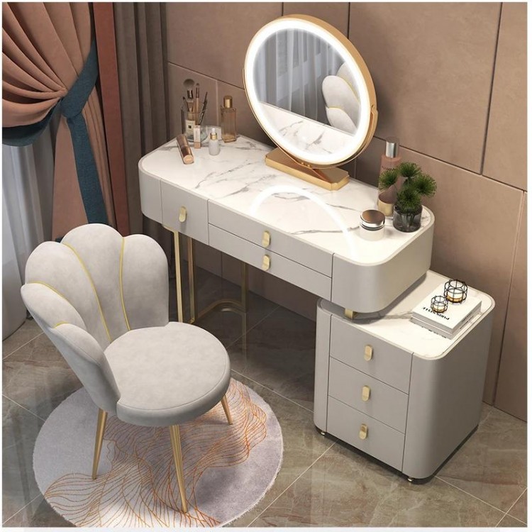 Modern velvet living room relax chair Dining room backrest stool INS design bedroom makeup chair dresser stool Nordic Furniture