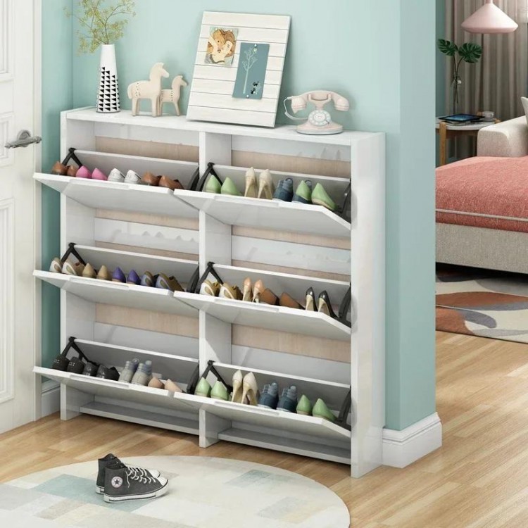 Nordic Luxury Shoe Cabinet Narrow Accessories Free Shipping Shoes Organizers Storage Sapateiras Organizador De Sapatos Organizer