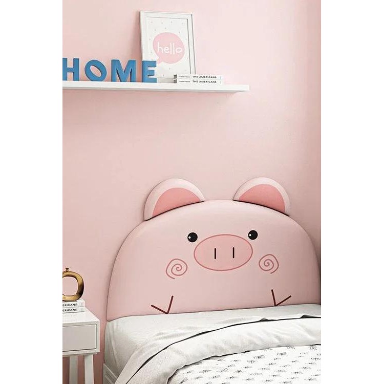 Cartoon Animal Bed Headboard Boy Girl Kids Room Decor Bedroom Furniture Tete De Lit Bed Head Wall Panes