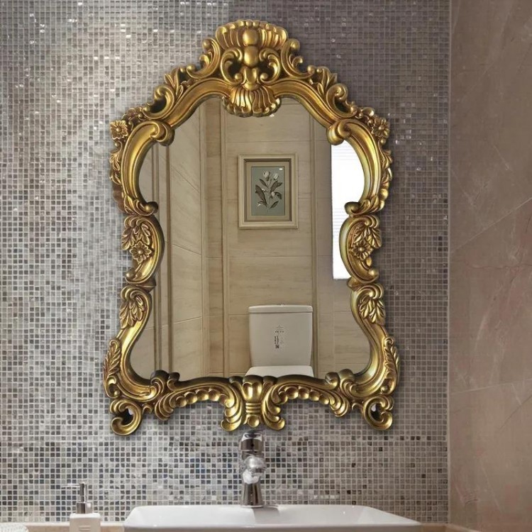 Floor Vintage MirrorsLuxury Standing Large Irregular Vanity Mirror Cosmetic Dressing Room Espejo Pared Wall Decoration