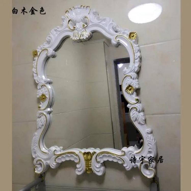 Floor Vintage MirrorsLuxury Standing Large Irregular Vanity Mirror Cosmetic Dressing Room Espejo Pared Wall Decoration