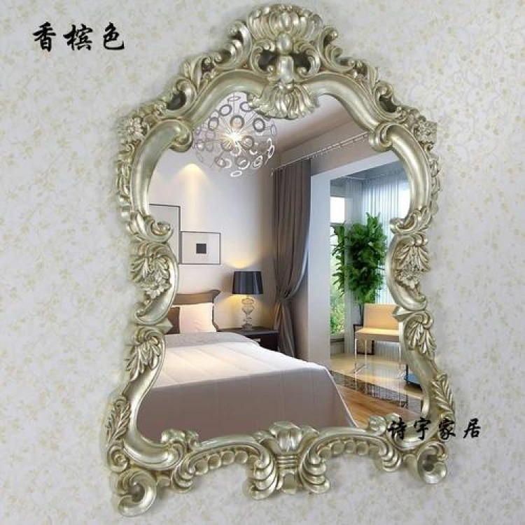 Floor Vintage MirrorsLuxury Standing Large Irregular Vanity Mirror Cosmetic Dressing Room Espejo Pared Wall Decoration