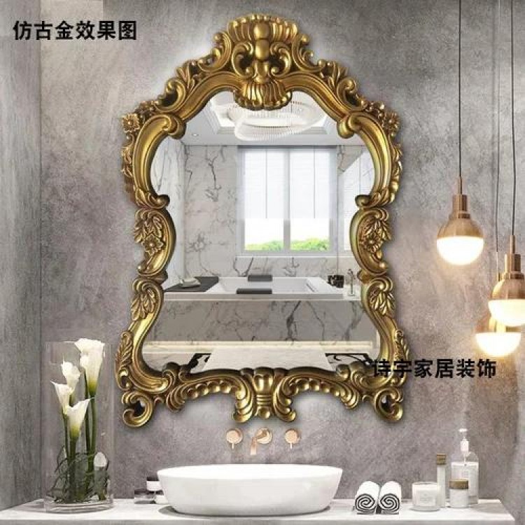 Floor Vintage MirrorsLuxury Standing Large Irregular Vanity Mirror Cosmetic Dressing Room Espejo Pared Wall Decoration