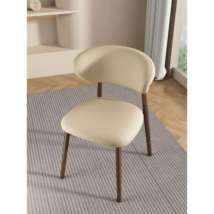 Nordic Designer Solid Wood Dining Chairs Light Luxury