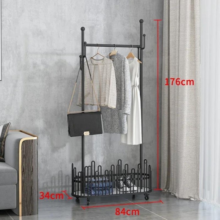 Hallway Coat Stand Clothes Rack Shoe Corner Shelf Laundry Entrance Rack Save Space Wieszak Na Kurtki Home Furniture GPF30XP