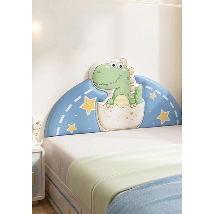 Cartoon Animal Be Headboard Dinosaur Kids Room Decor Aesthetic Head Board Anti-collision Wall Panels Stickers