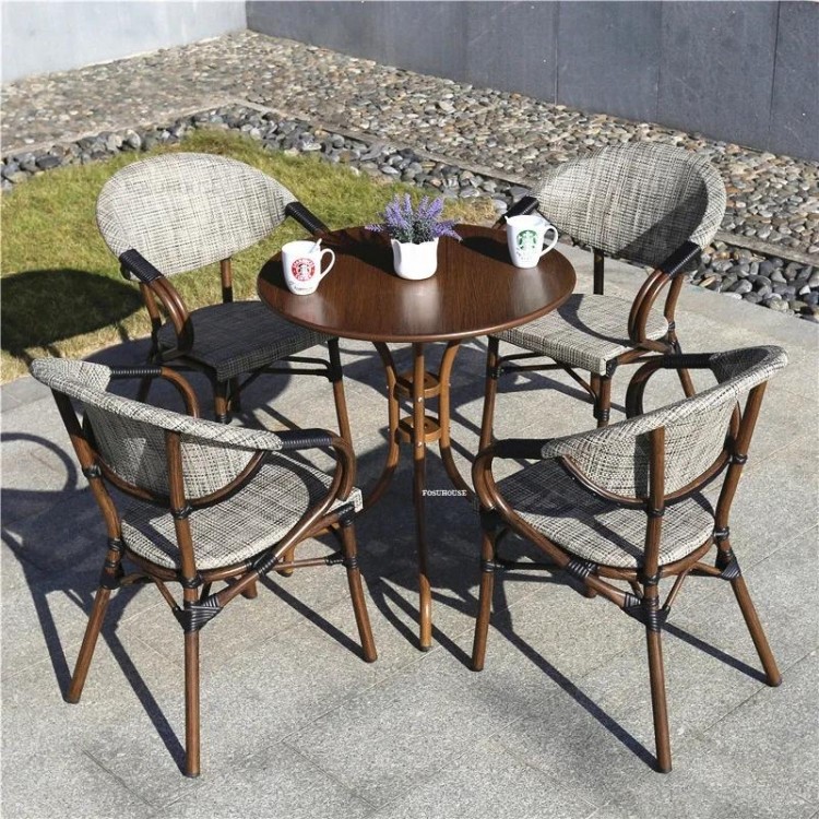 Modern Rattan Garden Furniture Sets Home Outdoor Furniture Leisure Table and Chair Set Outdoor Garden Furniture and Terrace Sets