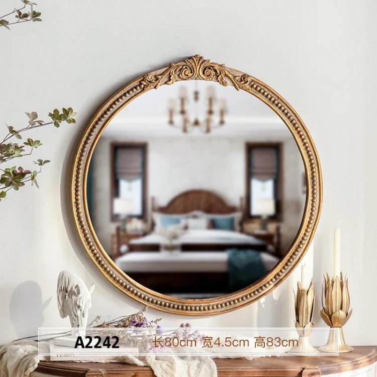 Full Body Standing Mirror Gold Luxury Floor Mirrors Arts Irregular House Decor Aesthetic Room Espejos Decoration Cabinets Large