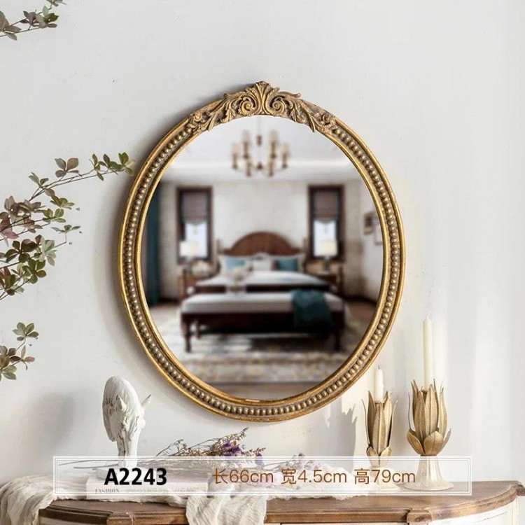 Full Body Standing Mirror Gold Luxury Floor Mirrors Arts Irregular House Decor Aesthetic Room Espejos Decoration Cabinets Large