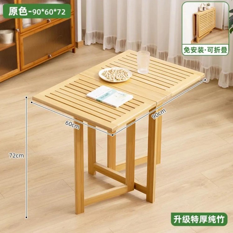 Portable Folding Dining Table Luxury Wood Living Room Antique Modern Dining Table Portable Square Unique Mesa Comedor Furniture