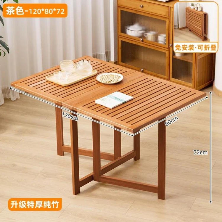 Portable Folding Dining Table Luxury Wood Living Room Antique Modern Dining Table Portable Square Unique Mesa Comedor Furniture