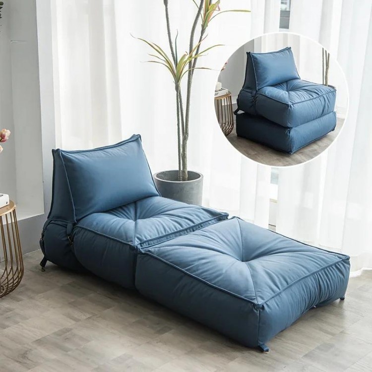 Modern Design Sofa Chair Single Folding Lazy Balcony Bedroom Living Room Sofa Chair High Quality Elegant Divano Letto Furniture