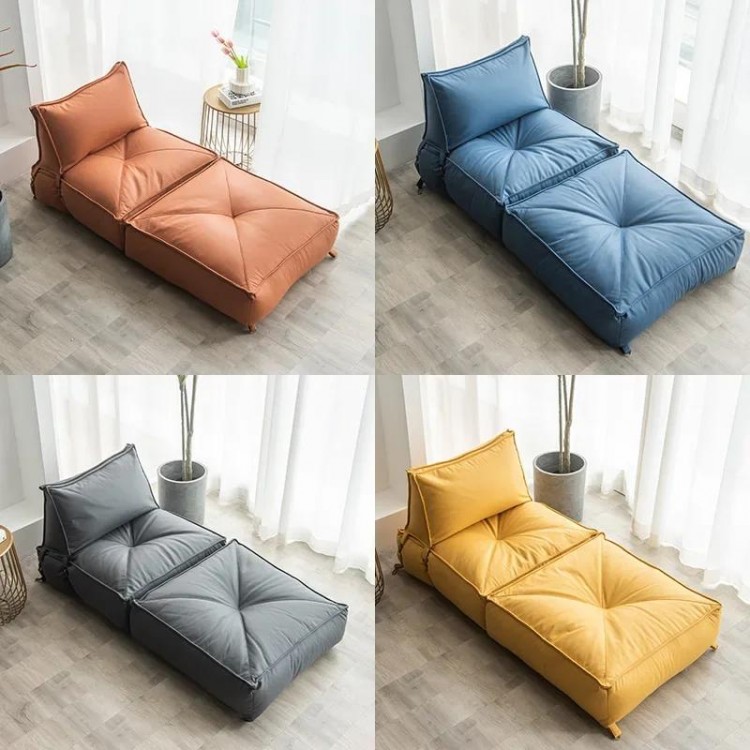 Modern Design Sofa Chair Single Folding Lazy Balcony Bedroom Living Room Sofa Chair High Quality Elegant Divano Letto Furniture