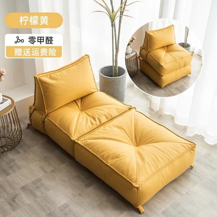 Modern Design Sofa Chair Single Folding Lazy Balcony Bedroom Living Room Sofa Chair High Quality Elegant Divano Letto Furniture