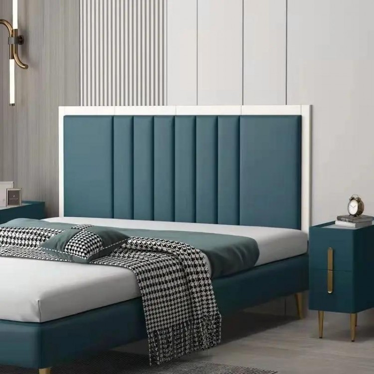 Bed Headboard Sticker Modern Bedroom Decor Wall Panel Tatami Hotel Head Board Cabecero Cama Tete De Lit Self Adhesive Wallpaper