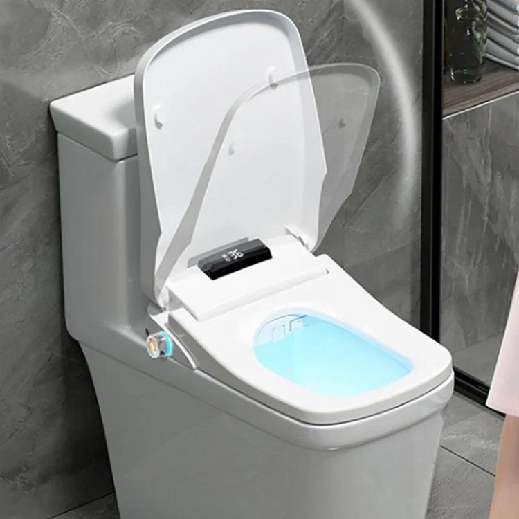 Ecofresh square smart toilet seat cover electronic bidet toilet bowls seat heating clean dry intelligent toilet lid for bathroom