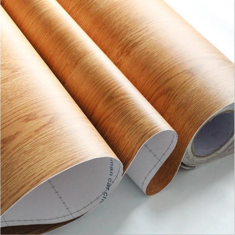 pvc thicken deep embossed 3d natural wood wallpaper adhesive vinyl Korea decorative film sticker