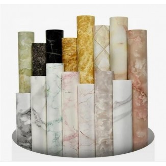 PVC marble vinyl wallpaper 3D Livingroom Bedroom Background Self Adhesive Wall Paper Sticker For Decor
