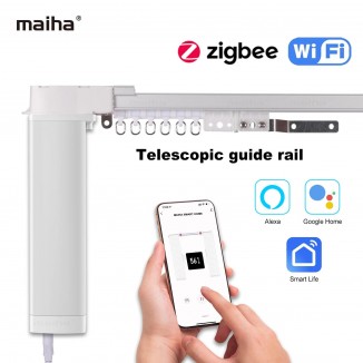 Maiha WiFi Zigbee Electric Smart Curtain Motor Intelligent Support Voice Control Alexa Google Assistant