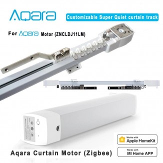Aqara Smart Curtain Motor and Aqara Curtain Track, Mijia APP Remote Control Motorized Electric Rail System For Smart Home