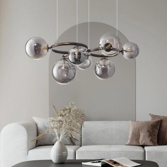 Moonriver Lighting Magic Beans Chandelier Modern Creative Hanging Lamp Parlor Dining Room Pendant Light for Home Decor Lusters