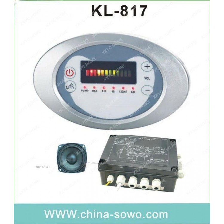 KL-817 Bathtub control box Massage Bathtub Spa Control Panel & Whirlpool Hot Tub Computer Controller Board System for Bathroom