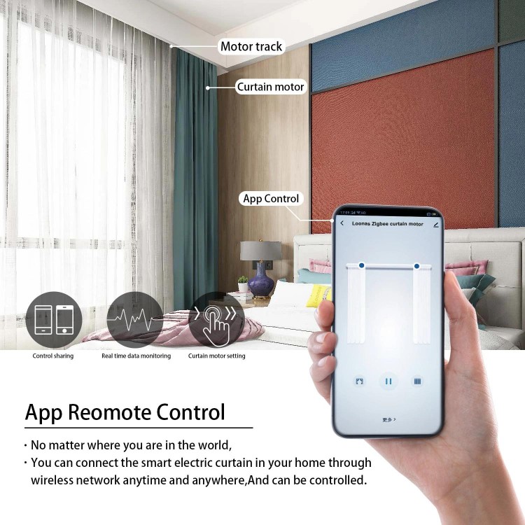 Electric Cornice 3rd G Shorter Tuya Zigbee Smart Curtain Motor Automatic System Rail Support Alexa Google Assistant Smartthings