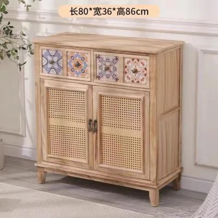 Sideboards, modern, minimalist rattan storage cabinets, kitchen cupboards, entryway storage cabinets