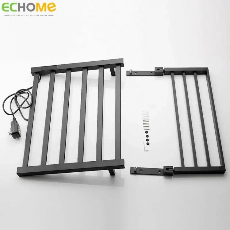 Smart Electric Heated Towel Rack 1/2 Layer Towel Heated Drying Rack Constant Temperature Bathroom Warmer Bathroom Accessories