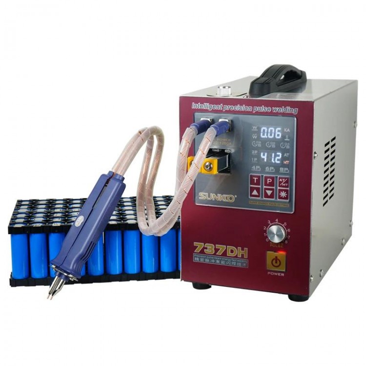 Battery Spot Welder Machine SUNKKO 737DH 4.3KW Automatic Pulse Welding Machine Battery Welder Equipment With Spot Welding Pen