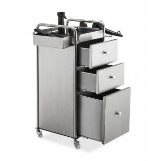 Customized Barber Shop Tool Cabinet Stainless Steel Barber Shop Tool Cabinet Hair Shop Special Cart Multi functional Storage