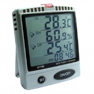AZ87798 dew point RH% temperature and humidity meter SD card recorder desktop humidity dew point measuring instrument record