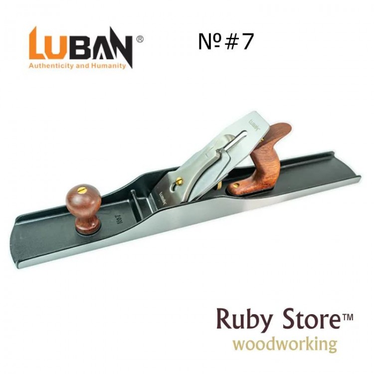 Qiangsheng Luban No.7 Jointer Hand Plane - Bedrock Pattern, Fine Woodworking Bench Plane