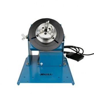 110V BY-10 Rotary Welding Positioner Welding Table Weld Positioning Equipment Small Welding Turntable with K01-63 Chuck