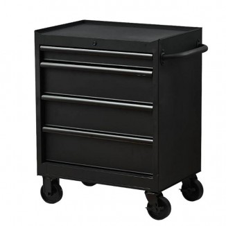 Hot Sales Auto Repair 4 Drawer Tool Box Garage Workshop Tool Cabinet Trolley with Wheels for Tools Storage